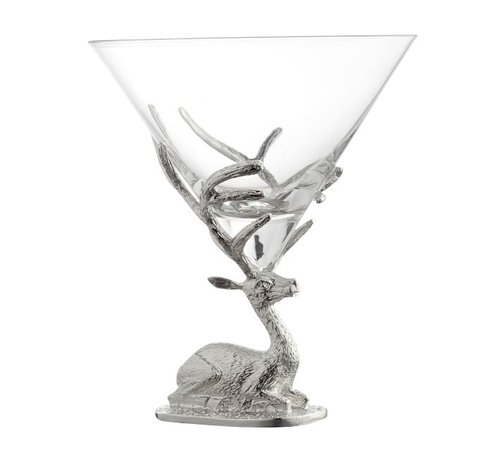 Stag Martini Glasses - Set of 2 | Pottery Barn