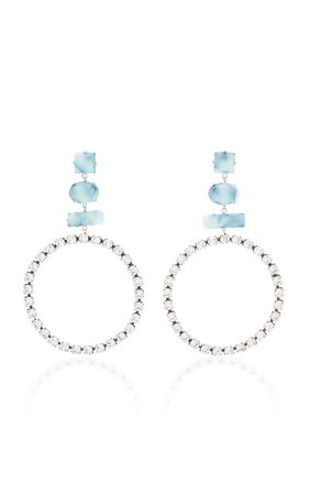 Silver-Tone, Swarovski Crystal And Resin Earrings by Isabel Marant | Moda Operandi