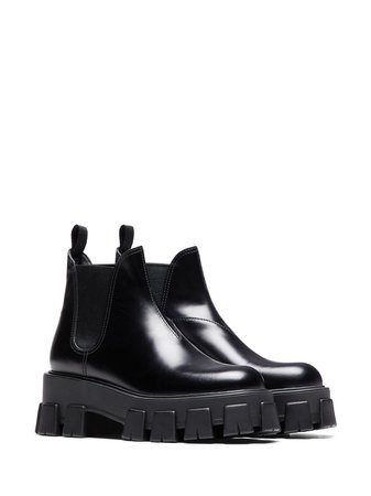 Prada slip-on chunky boots black 1T725LFA055B4L - Farfetch