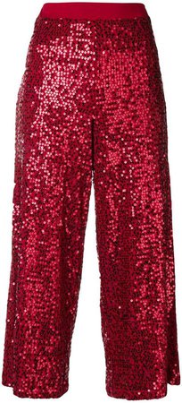 sequined culottes