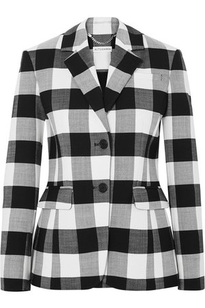Altuzarra | Fenice gingham wool-blend twill blazer | NET-A-PORTER.COM