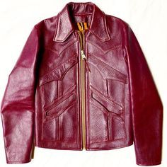 red leather jacket vintage