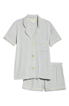 PJ Salvage Dream Short Pajamas | grey
