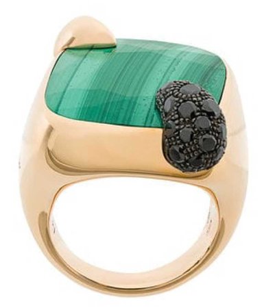 green and gold ring