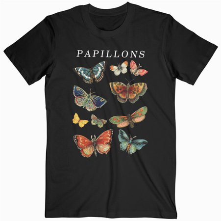 Papillons Shirt - black