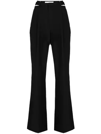 Dion Lee buckle-detail wide-leg Trousers - Farfetch