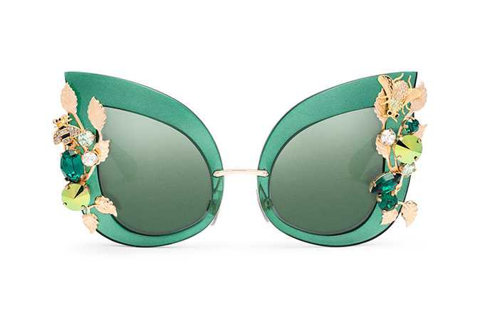 Occhiali sole donna montatura foglia Botanical Garden dg4293b | Eyewear Dolce & Gabbana