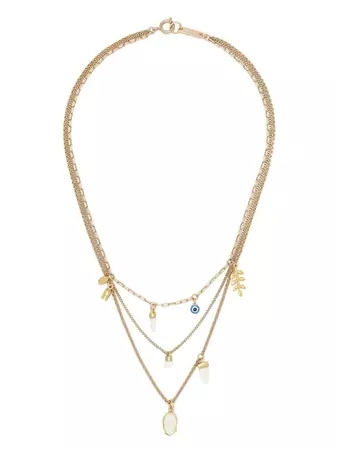 Isabel Marant Layered Charm Necklace - Farfetch