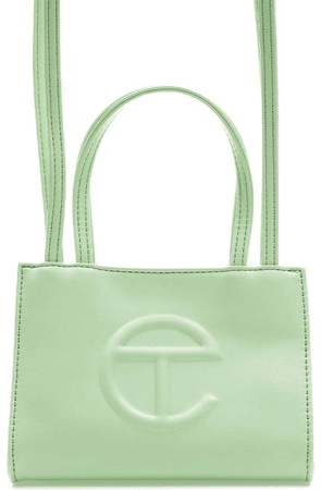 mint green telfar bag