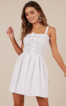 Forgiven Dress in white | Showpo