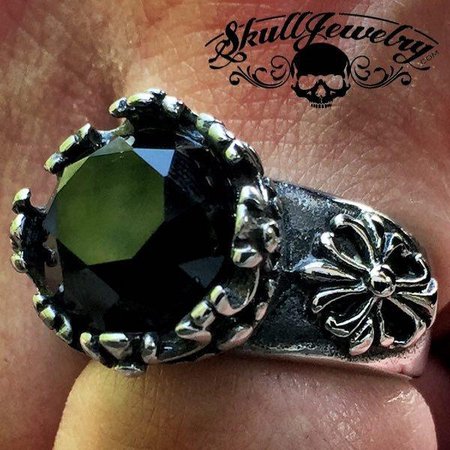 Legendary 'Incubus' French Vampire Ring (552) – SkullJewelry.com - American Owned & Operated | 1-866-45-SKULL | Free Shipping | Same Day Shipping