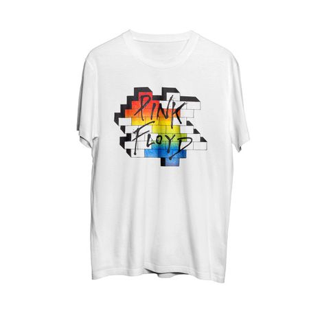 The Wall Brick Rainbow T-Shirt | Shop the Pink Floyd - Perryscope Official Store