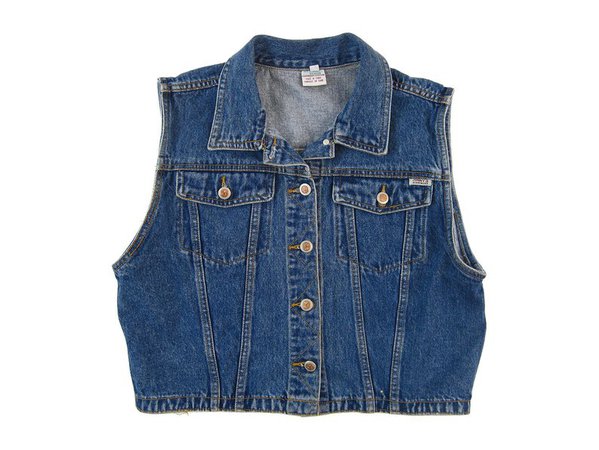 Vintage Blue Jean Vest • Cool Friends Vintage Clothing & Apparel