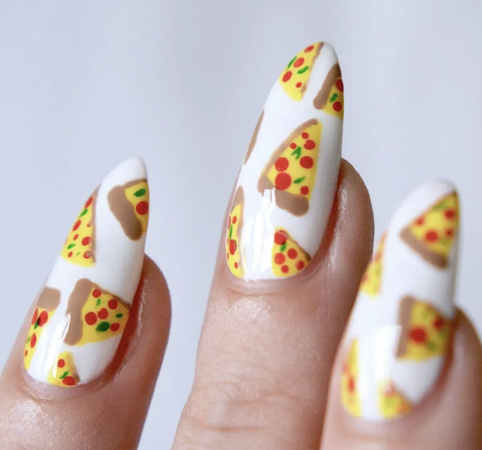 pizza nails