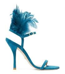dark teal feather shoe - Google Search