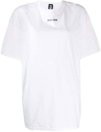 Mia-Iam logo print T-shirt