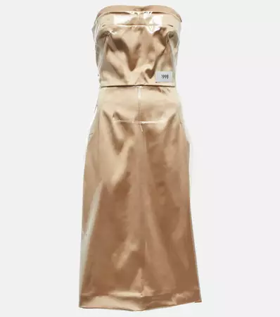 Dolce&Gabbana - x Kim ruched midi dress | Mytheresa