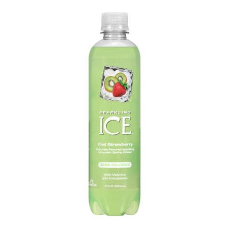 Sparkling ICE Kiwi Strawberry Flavored Sparkling Water 17 Fl Oz Bottle-Cartnut.com