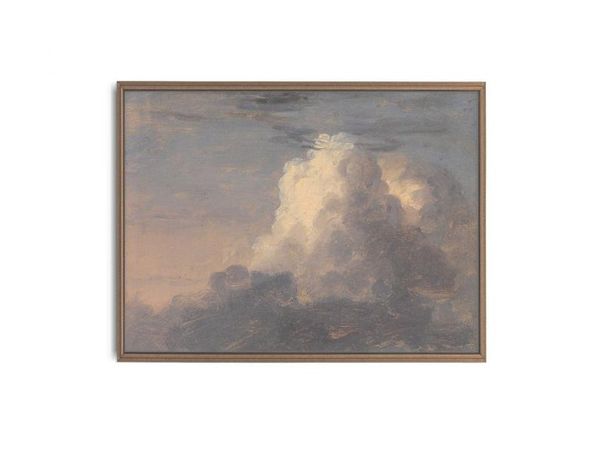 Vintage painting of a cloud Digital print Antique printable | Etsy