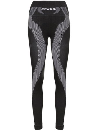 Misbhv high-waisted sport knit leggings £111 - Buy Online - Mobile Friendly, Fast Delivery