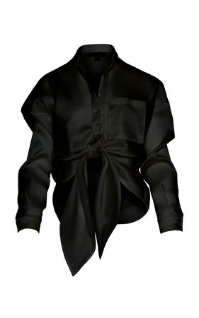 Calima Satin-Faced Silk Organza Blouse By Andres Otalora | Moda Operandi