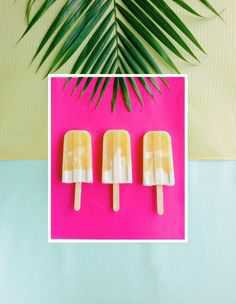 Pina Colada Popsicles - Pinterest