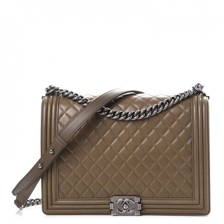 Chanel Khaki bag