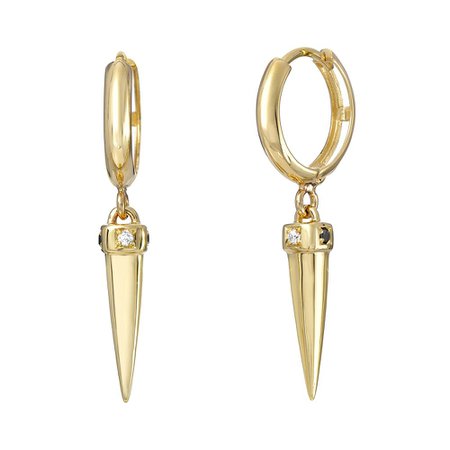 Dru Jewelry huggies earrings