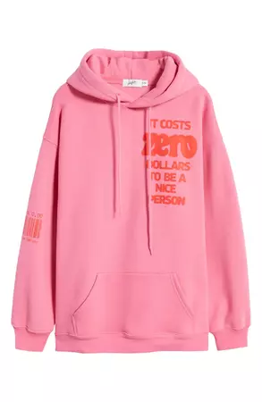 THE MAYFAIR GROUP It Costs Zero Graphic Hoodie | Nordstrom