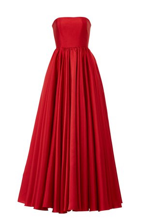 Red Strapless Ball Gown by Badgley Mischka for $165 | Rent the Runway