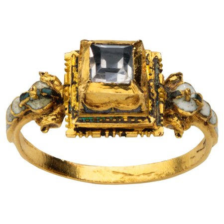Antique Gold Renaissance Marriage Ring For Sale at 1stDibs