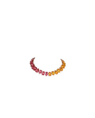 Swarovski Millenia Necklace Pear Cut Multicolored Gold-Tone Plated (Dei5 edit)