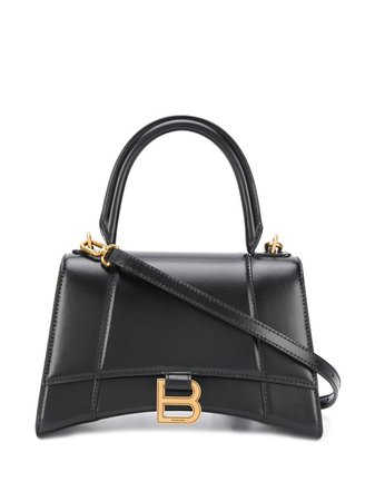 Shop black Balenciaga Hourglass S tote bag with Afterpay - Farfetch Australia