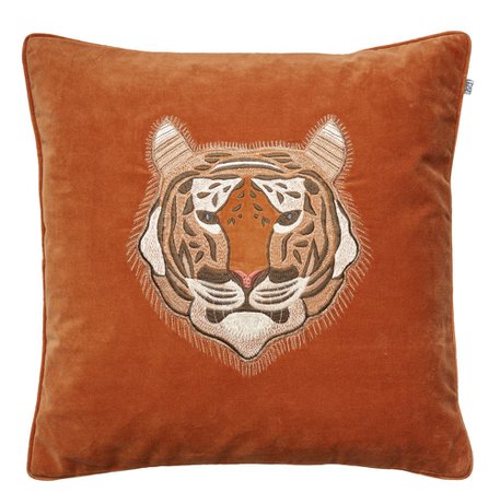 Chhatwal & Jonsson Embroidered Tiger Kuddfodral Orange