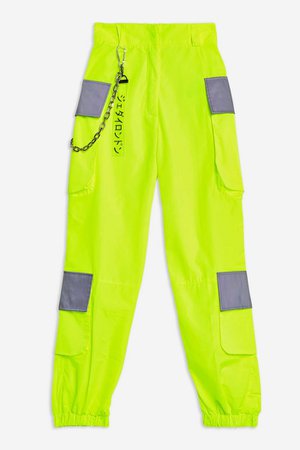 **Neon Cargo Trousers by Jaded London | Topshop