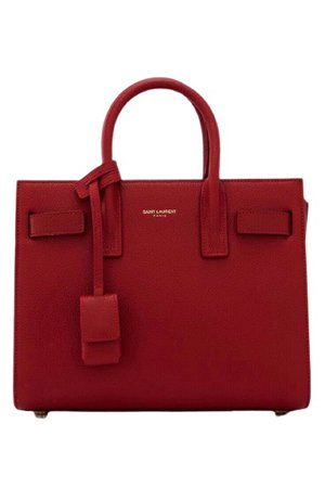 deep red tote