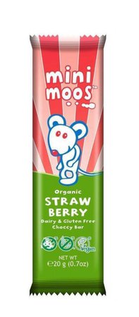 Mini moss strawberry chocolate bar