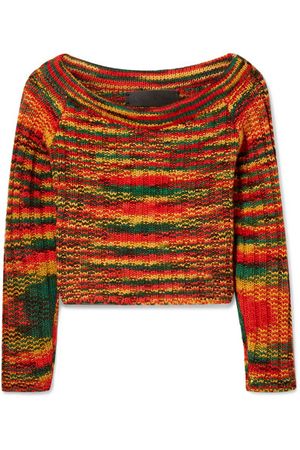 The Elder Statesman | Cropped ribbed cashmere sweater | NET-A-PORTER.COM