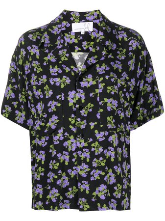 Natasha Zinko floral-print short-sleeve Shirt - Farfetch