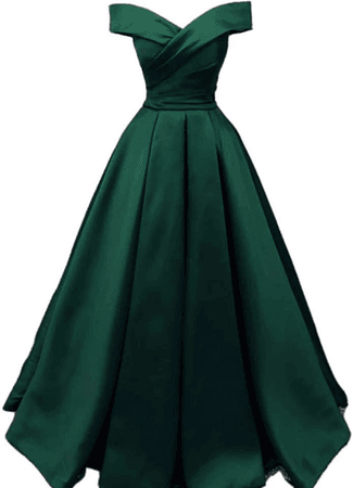 vestido de gala verde