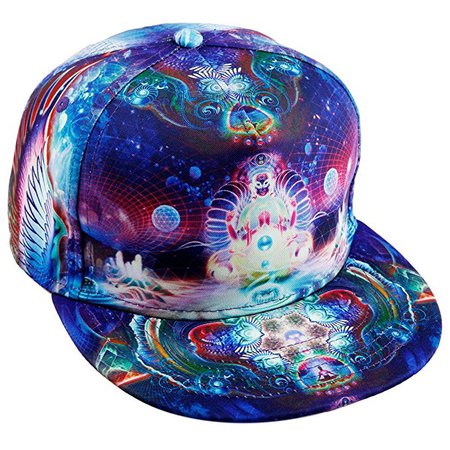 Amazon.com: moonsix Unisex Snapback Hats,Adjustable Flat Bill Baseball Caps Dancing Hip Hop Cap,Style H: Clothing