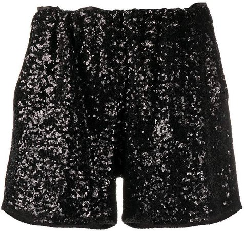 In The Mood For Love Rosana sequined tulle shorts