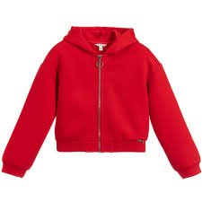 cropped zip hoodie red - Google Search