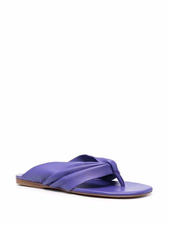 Shop Forte Forte thong strap sandals with Express Delivery - FARFETCH