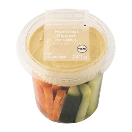 Hummus Dipper & Vegetable Trio 240 g | Woolworths.co.za