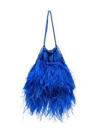 blue feather purse - Google Search
