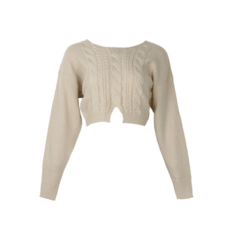 JESSICABUURMAN – MIAVE Long Sleeves Cropped Sweater