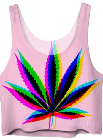 Marijuana crop top