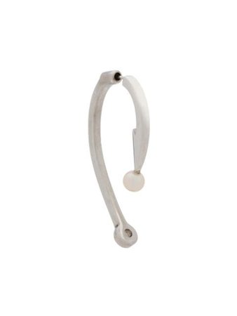 Alan Crocetti Curved Pearl Earring - Farfetch