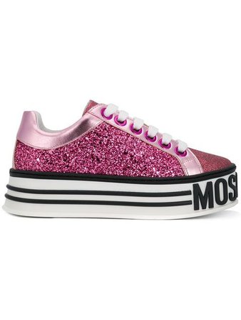 Moschino platform lace-up sneakers